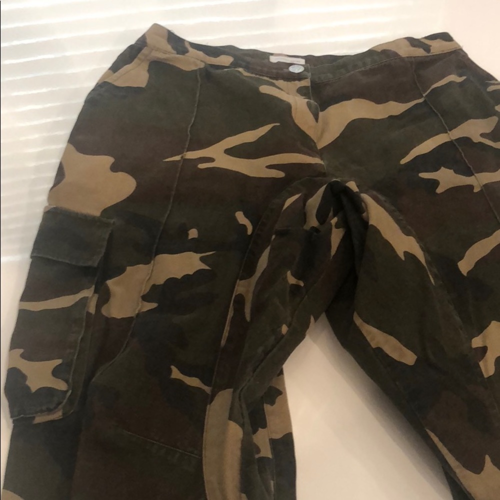 Boyfriend cut camo fatigues